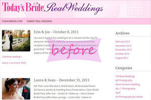 A New Look for Our Real Weddings