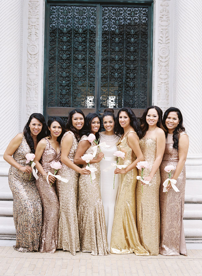 Bridemaids' Dresses|Jose Villa Photography| As seen on TodaysBride.com