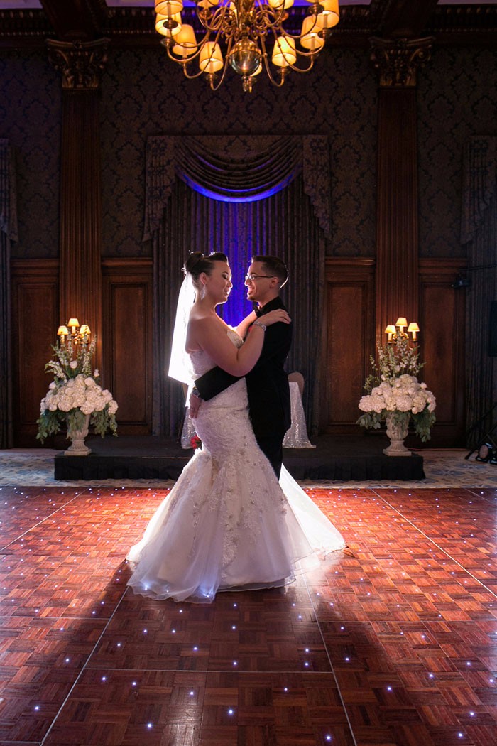 Jessica & Willis - A Glam Cleveland Evening Real Wedding by Spencer Photography, as seen on Todaysbride.com