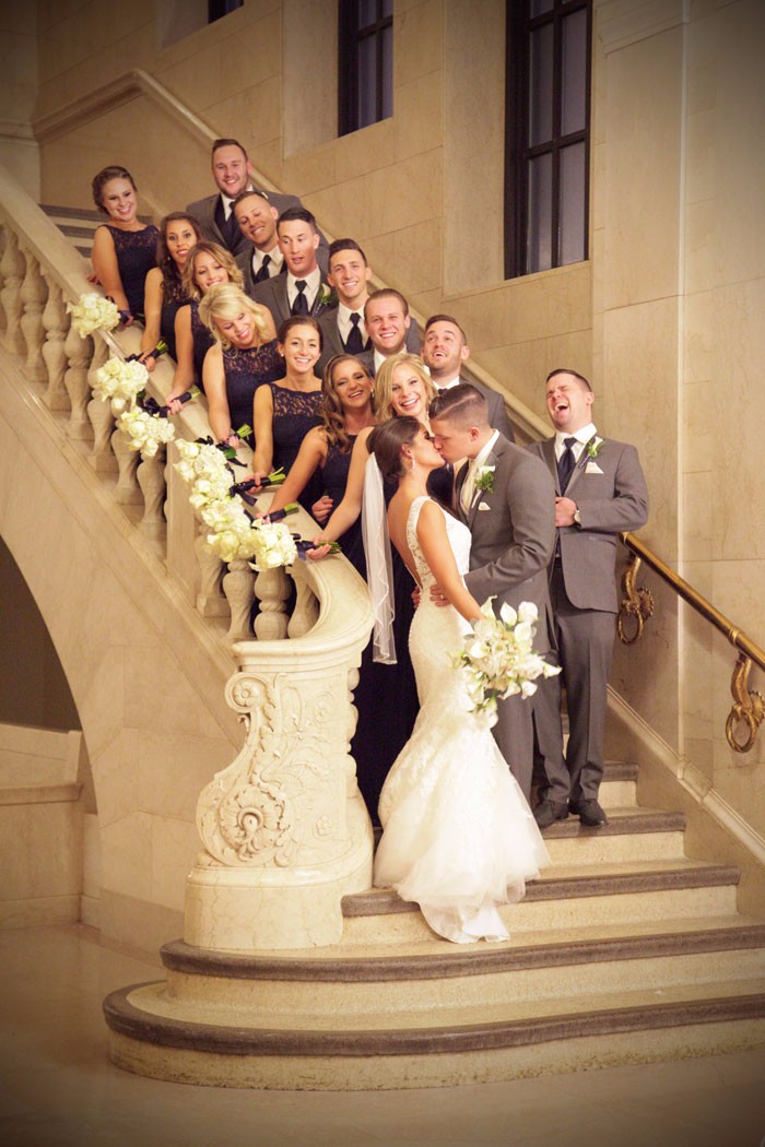 Celia & Luke - Cheers to the New Year Real Wedding as seen on Todaysbride.com | Riverfront Photography