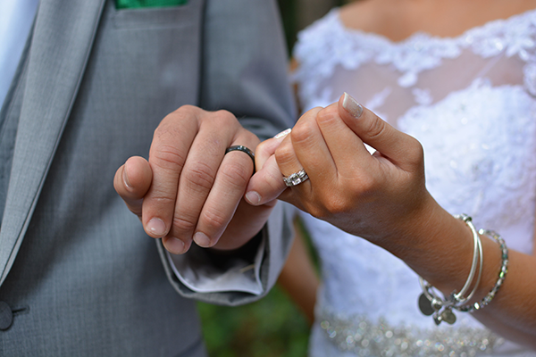 Tracy & Robert - Giddy in Green | Love Is All You Need Photography | As seen on TodaysBride.com |wedding photography, ohio weddings, ring shot