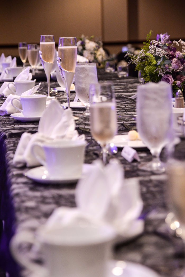 Terri & Randy - A Fairy Tale Inspired Wedding | Allen&Karen Photography | Purple and Silver Real wedding as seen on Todaysbride.com