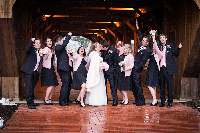 Kristin & Eric - Romantically Rustic | Black Dog Photo Co | As seen on Todaysbride.com | winter wedding ideas, blush wedding ideas, real ohio wedding