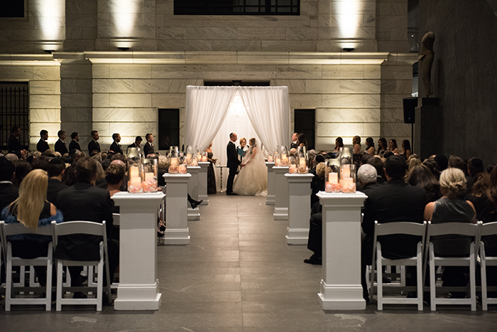 Shannon & Andrew - A Modern Fairy Tale | Photos by New Image Photography | As seen on TodaysBride.com | Ceremony decor, wedding decor