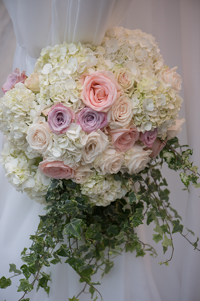 Shannon & Andrew - A Modern Fairy Tale | Photos by New Image Photography | As seen on TodaysBride.com | bridal bouquet, wedding bouquet, white ivory blush bouquet