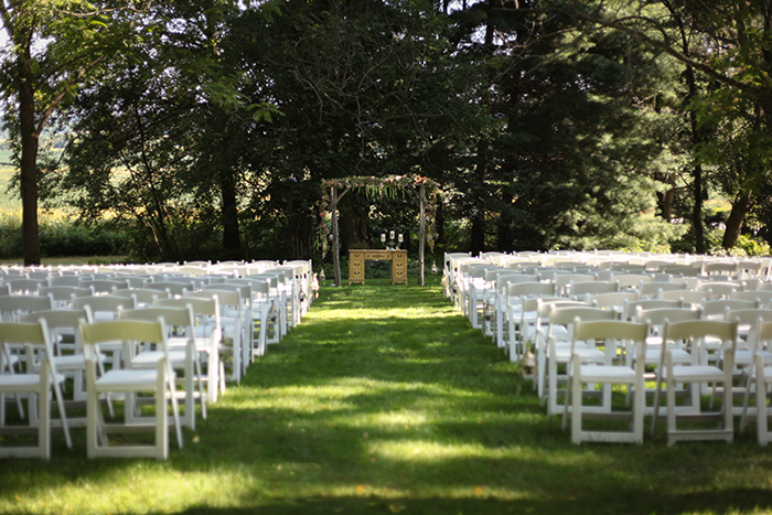 Haley & John - Vintage Inspired | Photos by Malick Photo | As seen on TodaysBride.com | Real ohio wedding, vintage wedding decor ideas, wedding photography, wedding ceremony decor, ceremony arch