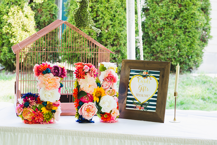 Nicole & Jason - Bright Backyard Wedding | Hai Bales Photography | As seen on Todaysbride.com Real Ohio Weddings | navy and gold wedding, ohio wedding, wedding photography, youngstown wedding, preppy wedding, unique wedding decor, 