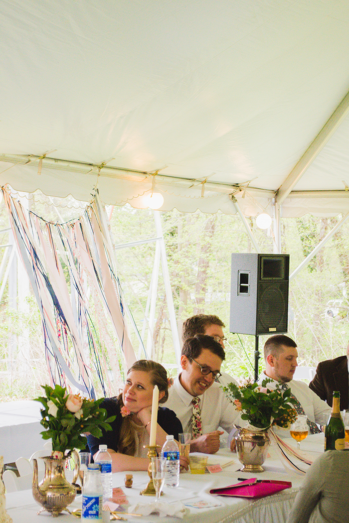 Nicole & Jason - Bright Backyard Wedding | Hai Bales Photography | As seen on Todaysbride.com Real Ohio Weddings | navy and gold wedding, ohio wedding, wedding photography, youngstown wedding, preppy wedding, unique wedding decor, 