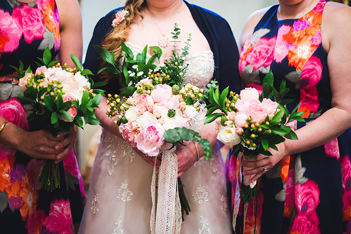 Nicole & Jason - Bright Backyard Wedding | Hai Bales Photography | As seen on Todaysbride.com Real Ohio Weddings | navy and gold wedding, ohio wedding, wedding photography, youngstown wedding, preppy wedding, unique wedding decor, bridal bridesmaid bouquets