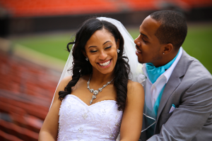Camille & Tare – Browns Stadium “I Do’s”