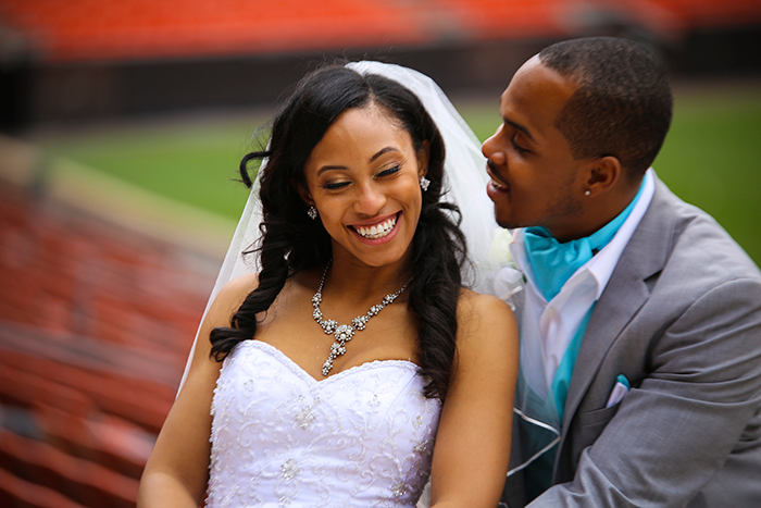 Camille & Tare – Browns Stadium “I Do’s”