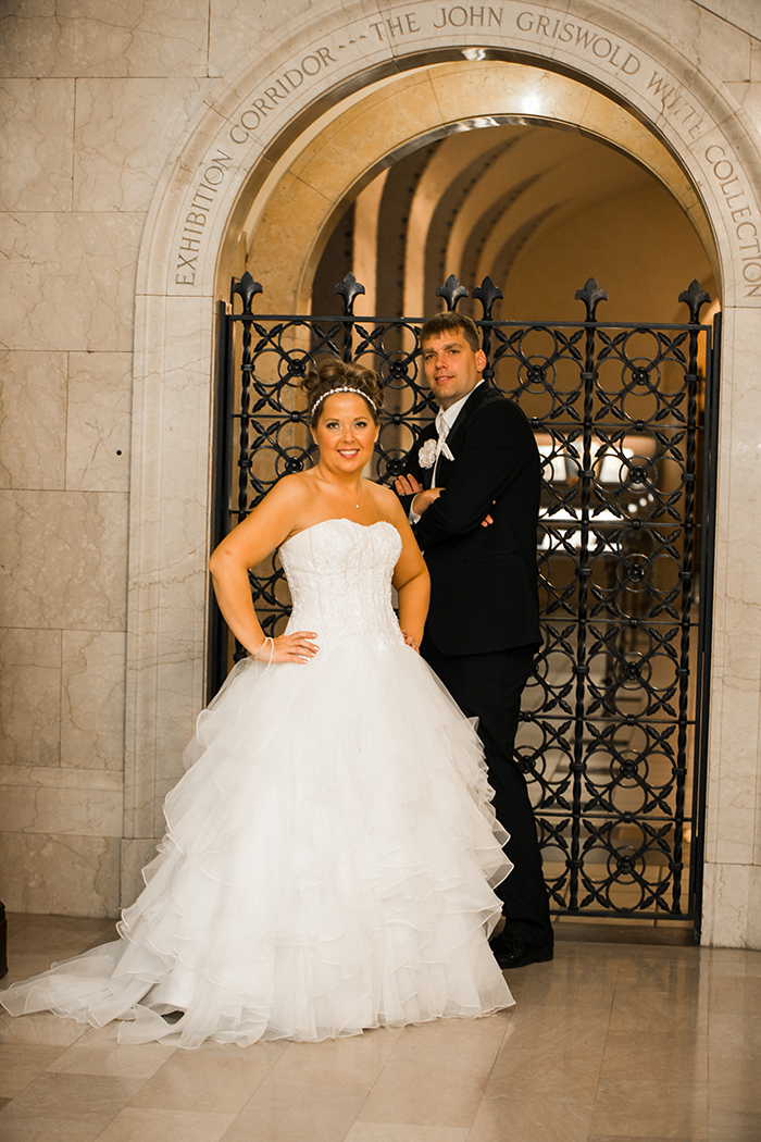 Jessica & Michael - Cleveland Couple | BCR Studios by Brad | Real Wedding as seen on TodaysBride.com Today's Bride | Cleveland Real Wedding Photography, blush ivory and gold wedding, 