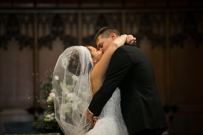 Jessica & Michael - Cleveland Couple | BCR Studios by Brad | Real Wedding as seen on TodaysBride.com Today's Bride | Cleveland Real Wedding Photography, blush ivory and gold wedding, 