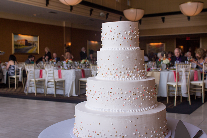 Ashley & Brad - The Club at Key Center Wedding | Orchard Photography | Real Ohio Wedding as seen on Todaysbride.com | Cleveland wedding, wedding photography, wedding cake