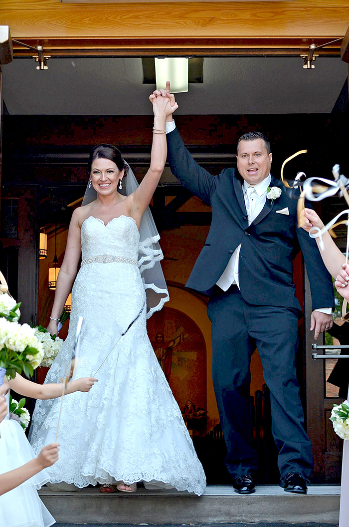 Jennifer & George - Cleveland Skyline Celebration | Love is All you Need Photography | Real Wedding as seen on Todaysbride.com | Real Ohio Wedding, Cleveland Wedding, Blush and turqoise wedding, Cleveland Wedding photos, 