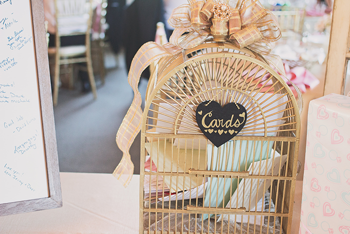 Amanda & Shawn - The Sweetest Day | Oh Snap! Photography | Real Wedding As seen on TodaysBride.com | Real ohio wedding, blush and gold wedding, wedding photography, blush and gold wedding color pallet wedding cards sign wedding cards bird cage