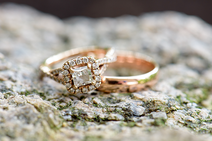 Katie & Nolan - A Military Marriage | Sabrina Hall Photography | Real Ohio Wedding as seen on TodaysBride.com, ohio wedding, military wedding ideas, rose gold wedding rings engagement ring