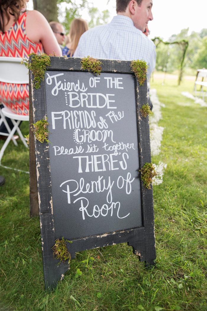 Ceremony Signage | Jadie Foto | As seen on TodaysBride.com