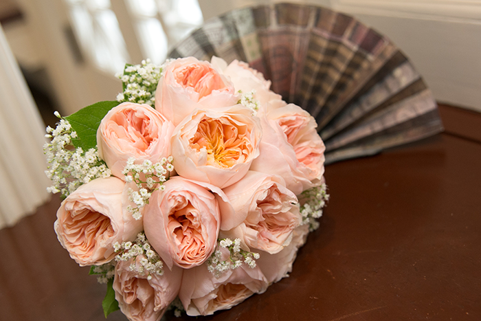 Tiffany & Christopher - Simply Vintage | Kay Photo & Design | Real Wedding as seen on TodaysBride.com | Real Ohio Wedding, vintage wedding, peach wedding ideas, mansion wedding, woodland wedding, skeleton key wedding decor