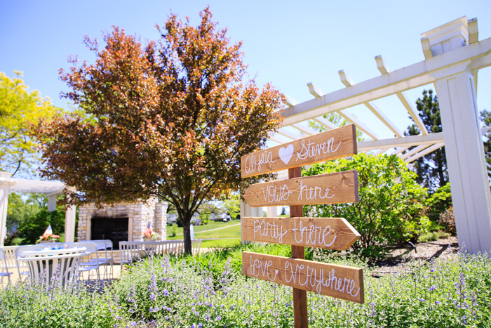 Ceremony Signage | Orchard Photography | As seen on TodaysBride.com