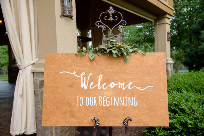 Ceremony Signage | Sabrina Hall Photography | As Seen on TodaysBride.com