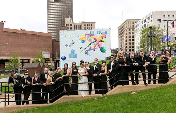 Dana & Mike - Timeless Wedding Day | LMAC Photography, Real Akron Ohio wedding as seen on TodaysBride.com, black white and gold wedding, classic wedding, timeless wedding, traditional wedding ideas