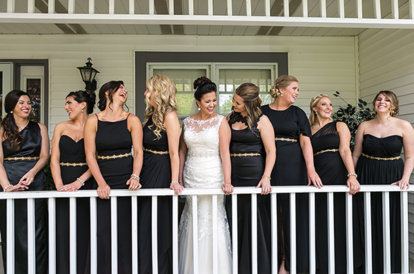 Dana & Mike - Timeless Wedding Day | LMAC Photography, Real Akron Ohio wedding as seen on TodaysBride.com, black white and gold wedding, classic wedding, timeless wedding, traditional wedding ideas