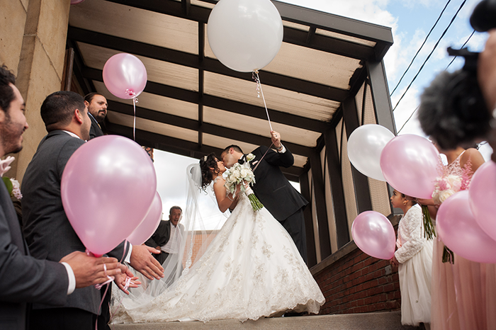 Jessica & Samir - Lovely LaCentre Wedding | Chris Smanto Photography | Real Ohio Wedding, cleveland wedding, blush and gold wedding, fairy tale wedding