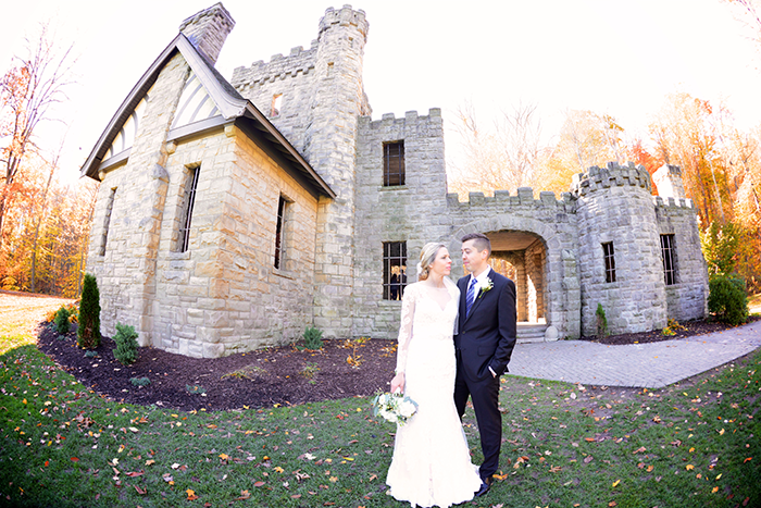 Heather & Robert - Vintage Castle Ceremony | Cleveland Photo Group | Real Wedding as seen on TodaysBride.com