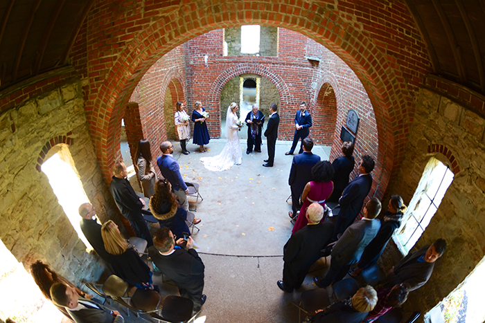 Heather & Robert - Vintage Castle Ceremony | Cleveland Photo Group | Real Wedding as seen on TodaysBride.com