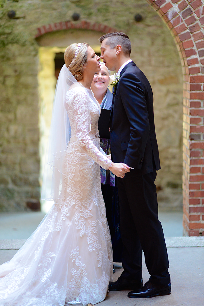 Heather & Robert - Vintage Castle Ceremony | Cleveland Photo Group | Real Wedding as seen on TodaysBride.com