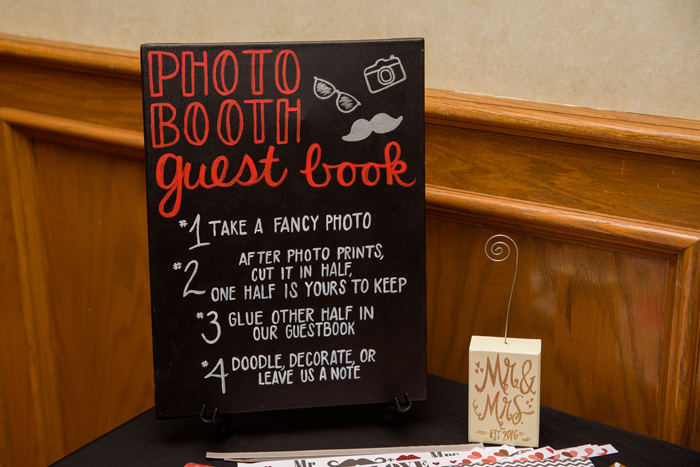 Photo Booth Guest Book | Sabrina Hall Photography | As seen on TodaysBride.com