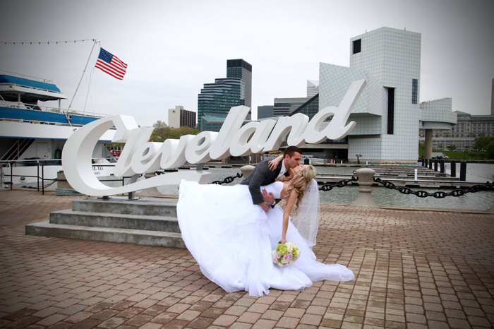 Cleveland Photo | Riverfront Photography | As seen on TodaysBride.com