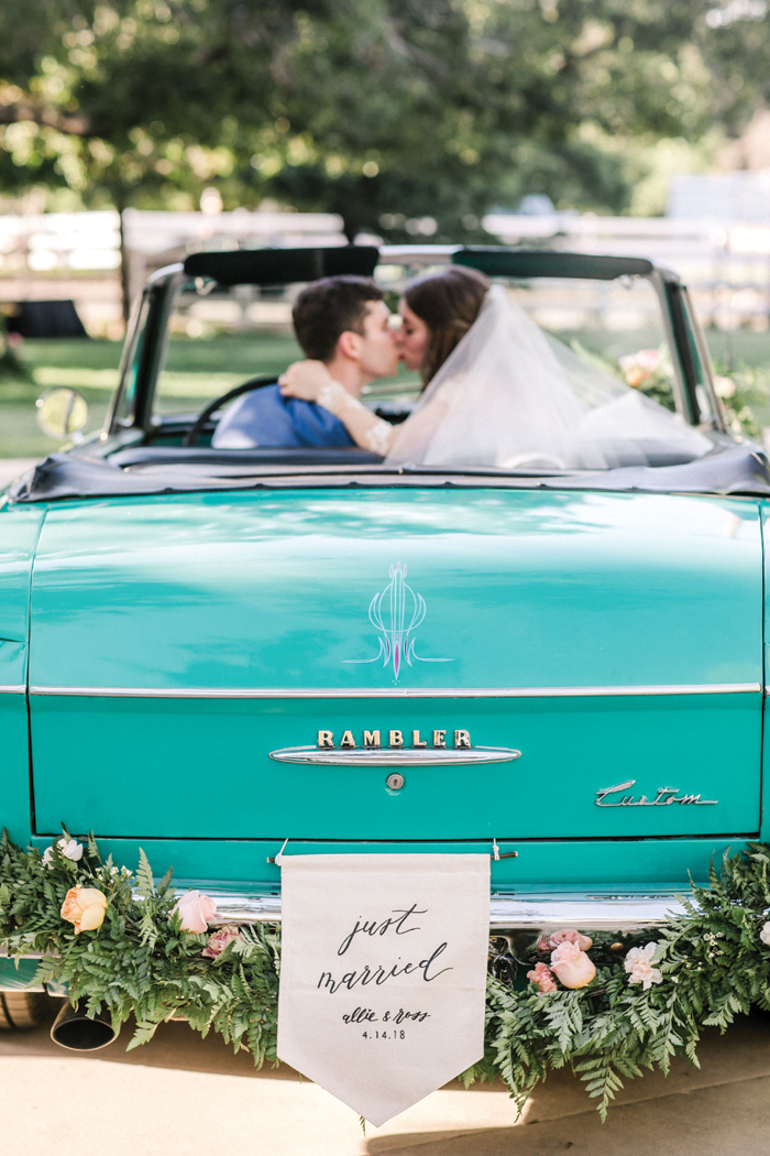 Bride and Groom Just Married | Anna Delores Photography | As seen on TodaysBride.com