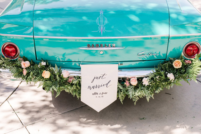 Just Married | Anna Delores Photography | As seen on TodaysBride.com