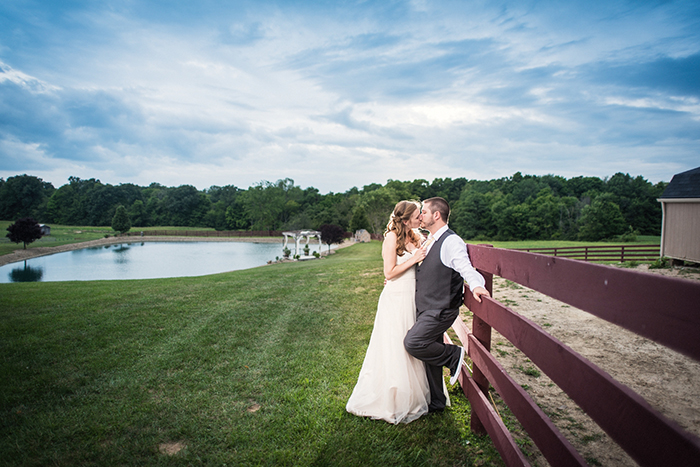 Caitlin & Patrick - Peacock Ridge Wedding | Real Ohio Wedding as seen on TodaysBride.com, photographed by Black Dog Photo Co, Rustic wedding