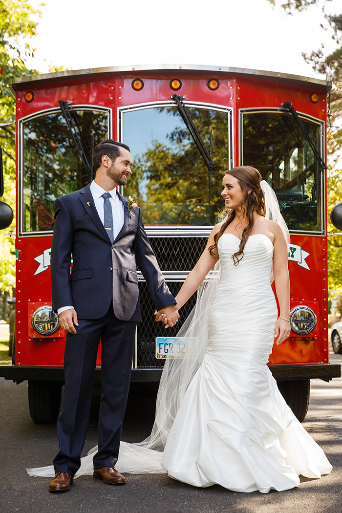 Lauren & Craig - Cleveland Skyline Wedding. Real wedding as seen on TodaysBride.com, genevieve nisly photography, city wedding ideas, cleveland wedding