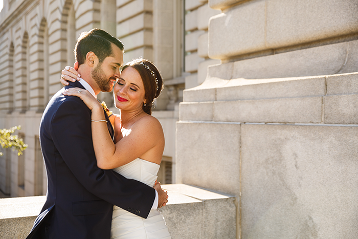 Lauren & Craig - Cleveland Skyline Wedding. Real wedding as seen on TodaysBride.com, genevieve nisly photography, city wedding ideas, cleveland wedding