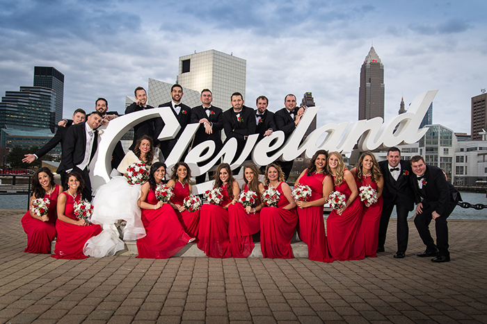 Lynn & Taylor - Elegant Holiday Wedding, real ohio wedding as seen on todaysbride.com, cleveland ohio wedding, city wedding, john paul studios, christmas wedding, new years eve wedding