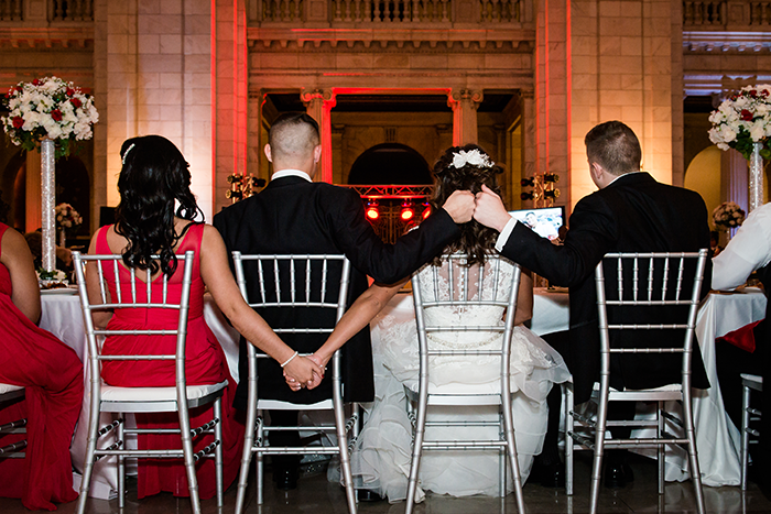 Lynn & Taylor - Elegant Holiday Wedding, real ohio wedding as seen on todaysbride.com, cleveland ohio wedding, city wedding, john paul studios, christmas wedding, new years eve wedding