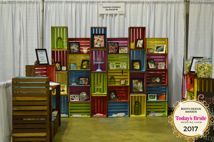 Booth Design Awards | Cookies by Sarah M | As seen on TodaysBride.com