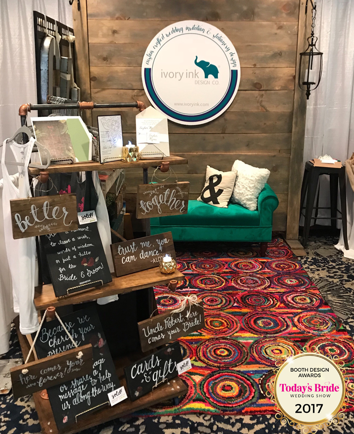 Booth Design Awards | As seen on TodaysBride.com