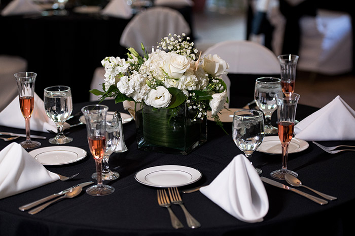 Emily & Carlos - Breathtaking Stan Hywet Wedding, Klodt photography in akron, ohio, black and white garden wedding