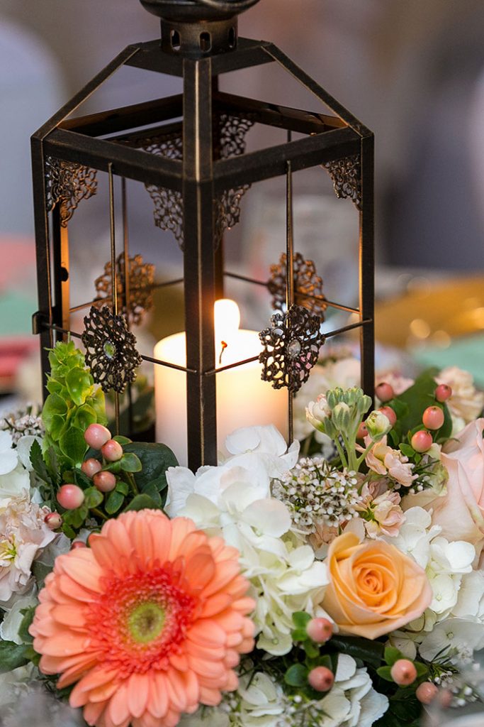 Stephanie & Matthew - Mint & Peach Medina Wedding decor, spring wedding centerpieces, spring wedding ideas