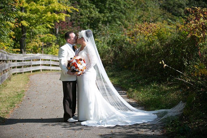 Cleveland Browns Themed Wedding, BCR Studios by Brad Photography, Today's Bride, orange and brown wedding decor, ohio real wedding