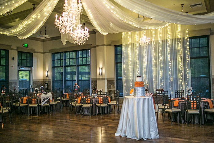 Cleveland Browns Themed Wedding, BCR Studios by Brad Photography, Today's Bride, orange and brown wedding decor, ohio real wedding