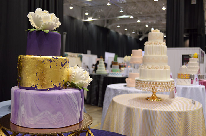 Wedding Cake Inspirataion from the Cleveland 2018 Today's Bride Wedding Show