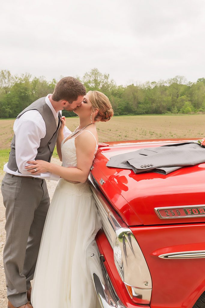 Rachel & Robert - Todaro Party Center Wedding, real wedding, navy and coral wedding, old truck wedding photos, wedding inspiration