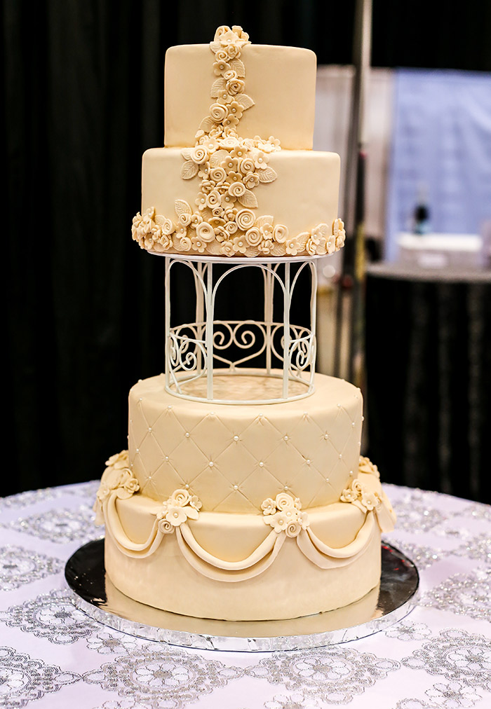 Wedding Cake Inspirataion from the Cleveland 2018 Today's Bride Wedding Show