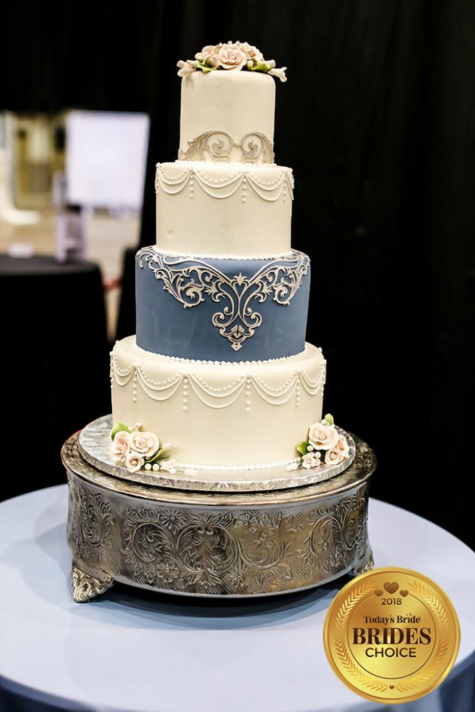 Wedding Cake Inspirataion from the Cleveland 2018 Today's Bride Wedding Show